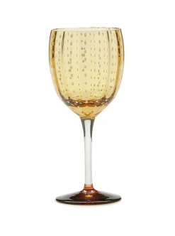 Zafferano Glassware|Perle Wine Goblet, Set of 2