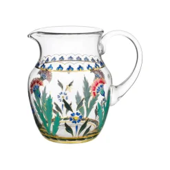 Lobmeyr Glassware|Persian Flowers Large Water Pitcher No.3
