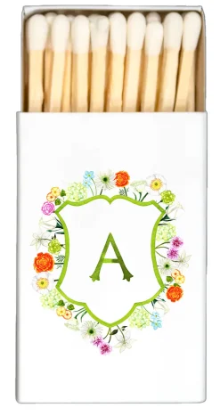 Thistle and Briar Studio Candles|Wedding Merch|Personalized Crest Matchbox