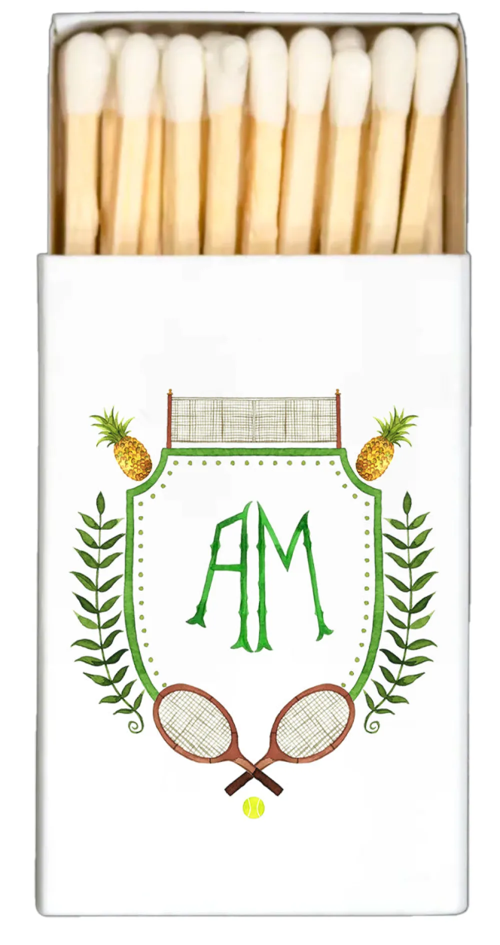 Thistle and Briar Studio Candles|Wedding Merch|Personalized Crest Matchbox