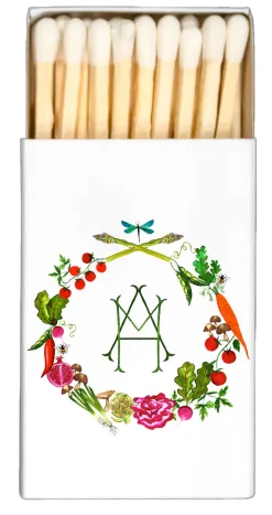 Thistle and Briar Studio Candles|Wedding Merch|Personalized Crest Matchbox