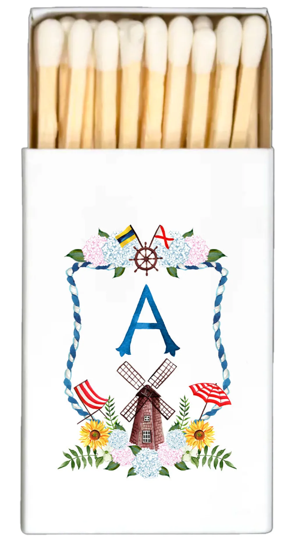 Thistle and Briar Studio Candles|Wedding Merch|Personalized Crest Matchbox