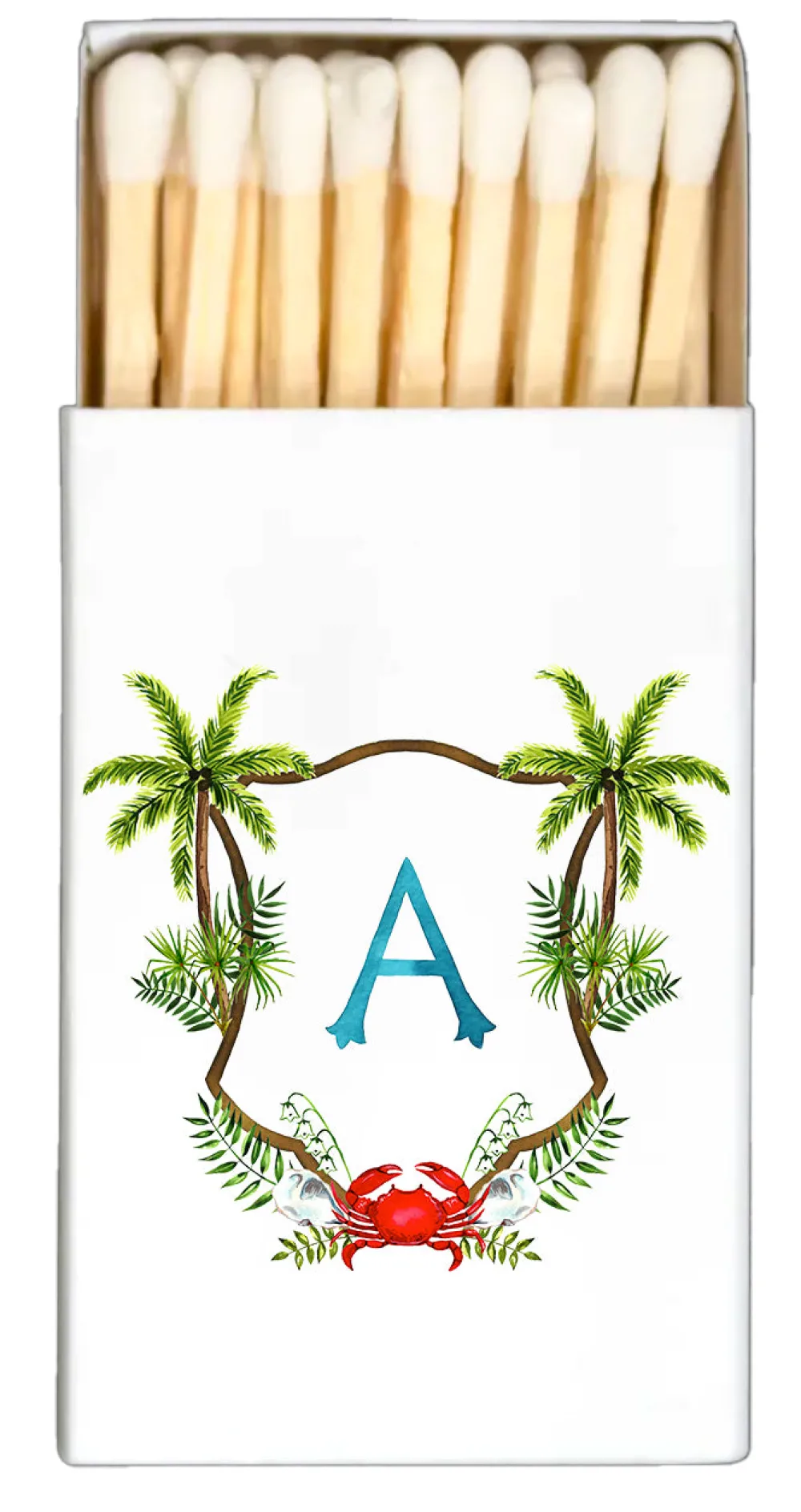 Thistle and Briar Studio Candles|Wedding Merch|Personalized Crest Matchbox