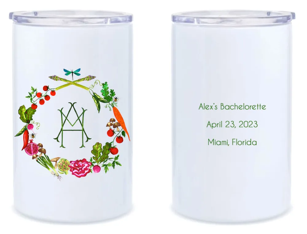 Thistle and Briar Studio Wedding Merch|Dinnerware|Personalized Crest Tumblers