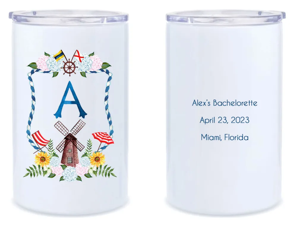 Thistle and Briar Studio Wedding Merch|Dinnerware|Personalized Crest Tumblers