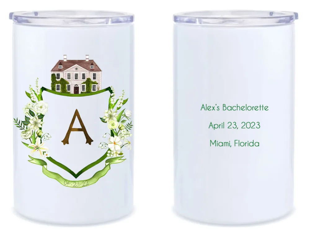 Thistle and Briar Studio Wedding Merch|Dinnerware|Personalized Crest Tumblers