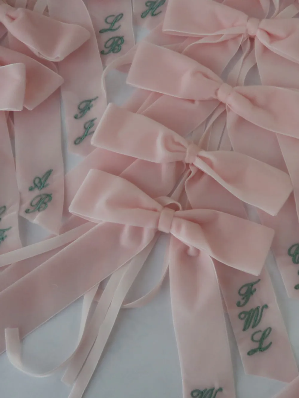 Gigi & Olive Décor|Place Settings & Linens|Personalized Velvet Place Bows, Set of 100