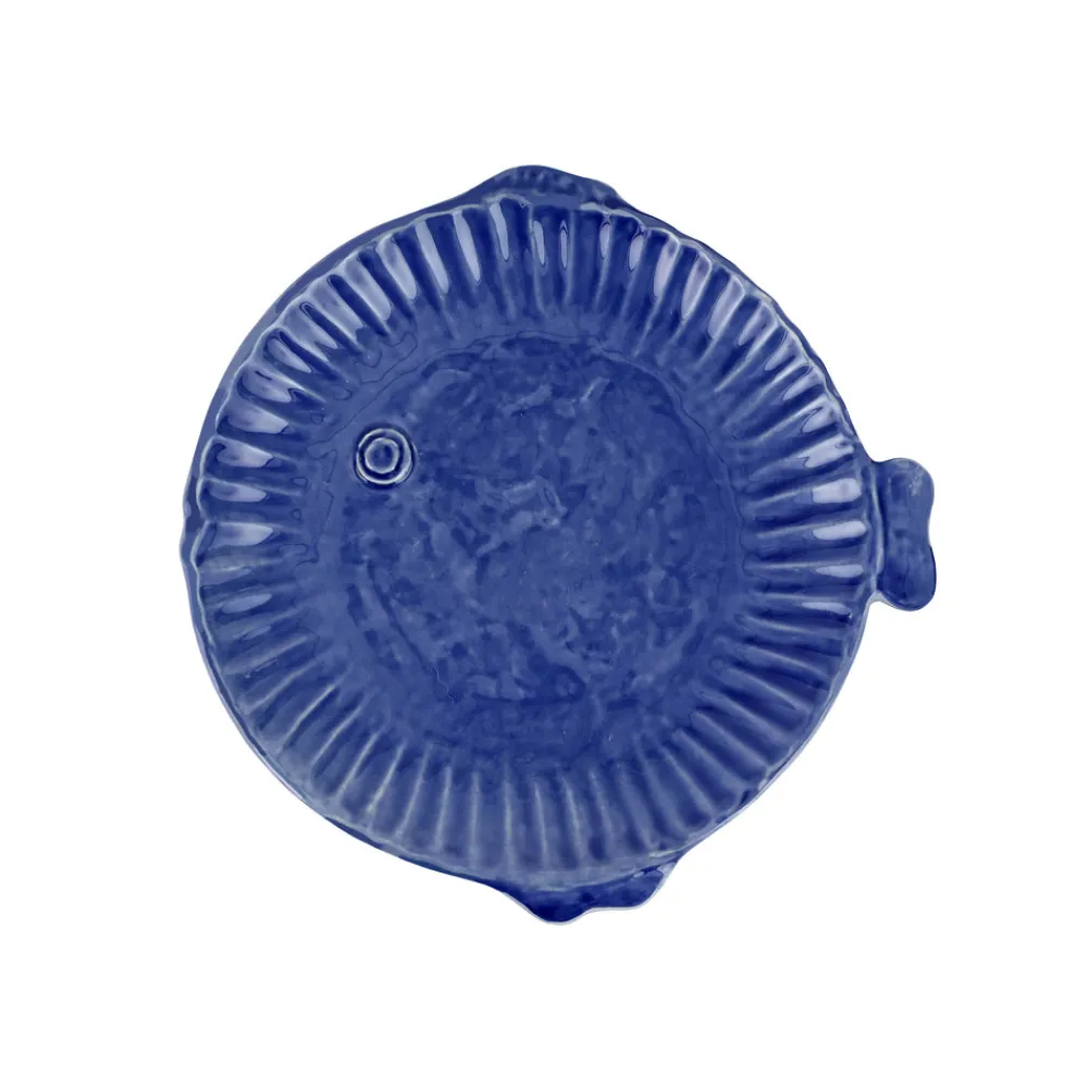 VIETRI Dinnerware|Pesce Serena Cobalt Salad Plate
