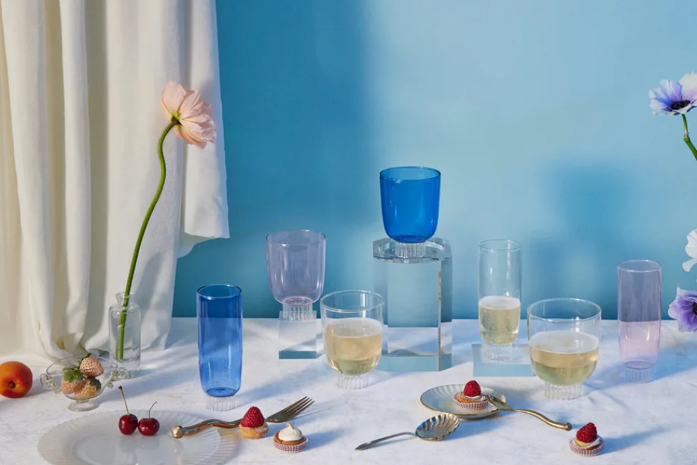 Sprezz Glassware|Petite Romantic Glasses, Set of 4