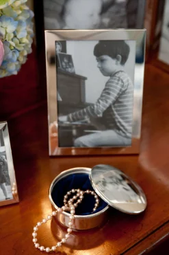 Salisbury Monogram|Nursery|Pewter Frame