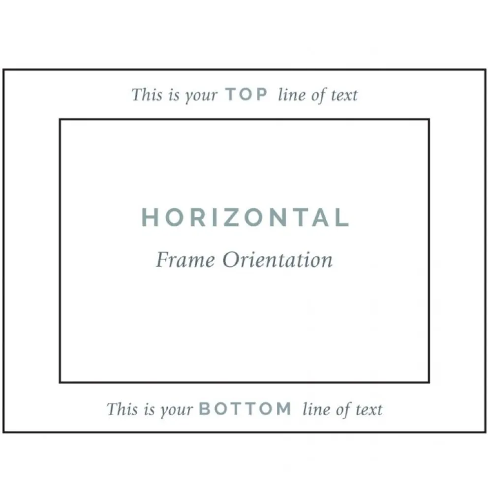 Salisbury Monogram|Nursery|Pewter Frame