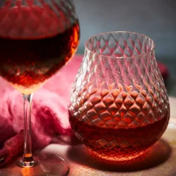 Caskata Glassware|Phoebe Clear Stemless Wine Glasses, Set of 2