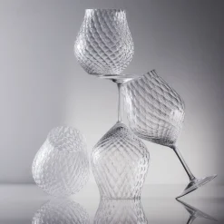 Caskata Glassware|Phoebe Clear Universal Wine Glasses, Set of 2