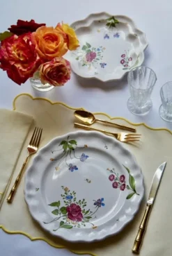 Z.d.G. Dinnerware|Picardie Dinner Plate in Florale