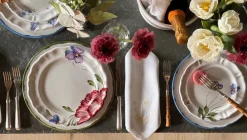 Z.d.G. Dinnerware|Picardie Grande Salad & Dessert Plate in Florale