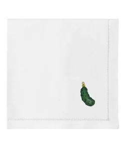Henry Handwork Place Settings & Linens|Pickle Ornament Napkin