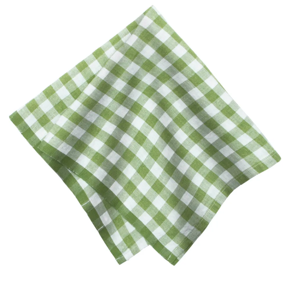 Caravan Place Settings & Linens|Picnic Napkin in Basil, Set of 4