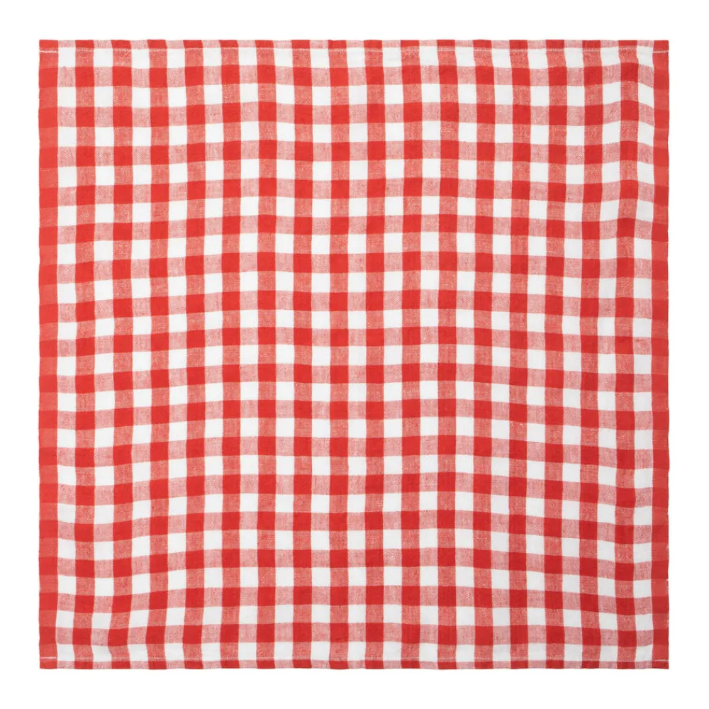 Caravan Place Settings & Linens|Picnic Napkin in Tomato, Set of 4