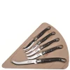 Jean Dubost Laguiole Flatware|5-Piece Cheese Set in Black