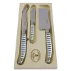 Jean Dubost Laguiole Flatware|3-Piece Cheese Set Mariniere