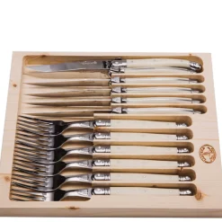 Jean Dubost Laguiole Flatware|12-Piece Flatware Set