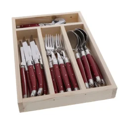 Jean Dubost Laguiole Flatware|24-Piece Flatware Set
