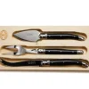 Jean Dubost Laguiole Flatware|3-Piece Parmesan Cheese Set