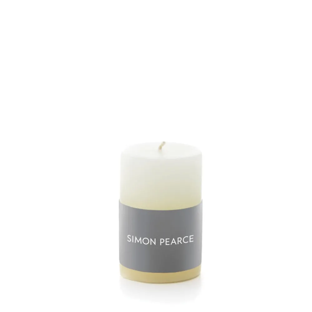 Simon Pearce Candles|Pillar Candle in Ivory