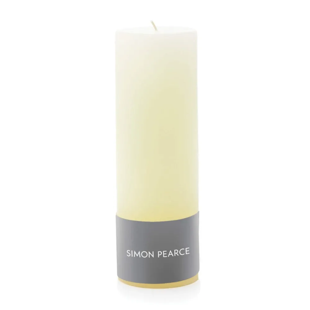 Simon Pearce Candles|Pillar Candle in Ivory