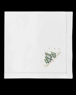 Henry Handwork Place Settings & Linens|Pine Trees Napkin