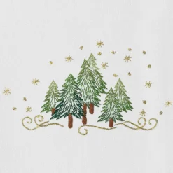 Henry Handwork Place Settings & Linens|Pine Trees Napkin