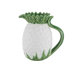 Bordallo Pinheiro Dinnerware|Pineapple Pitcher in White