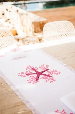 Cibelle Place Settings & Linens|Pink Corallo Table Runner