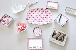 Mariposa Dinnerware|Pink Small Heart Bowl