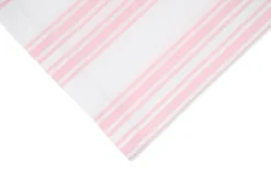 TriChi Design Place Settings & Linens|Pink Stripe Cotton Tablecloth