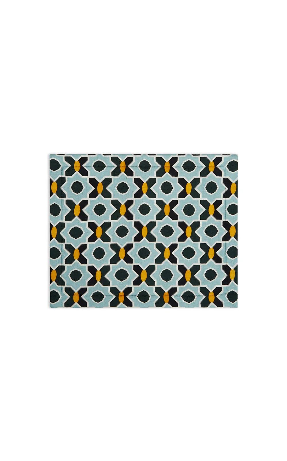 La DoubleJ Place Settings & Linens|Placemats in Plaza Small Light Blue, Set of 2