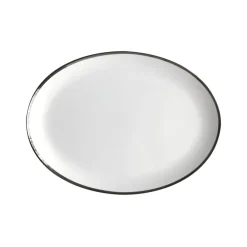 Twig NY Dinnerware|Platinum Edge Oval Platter