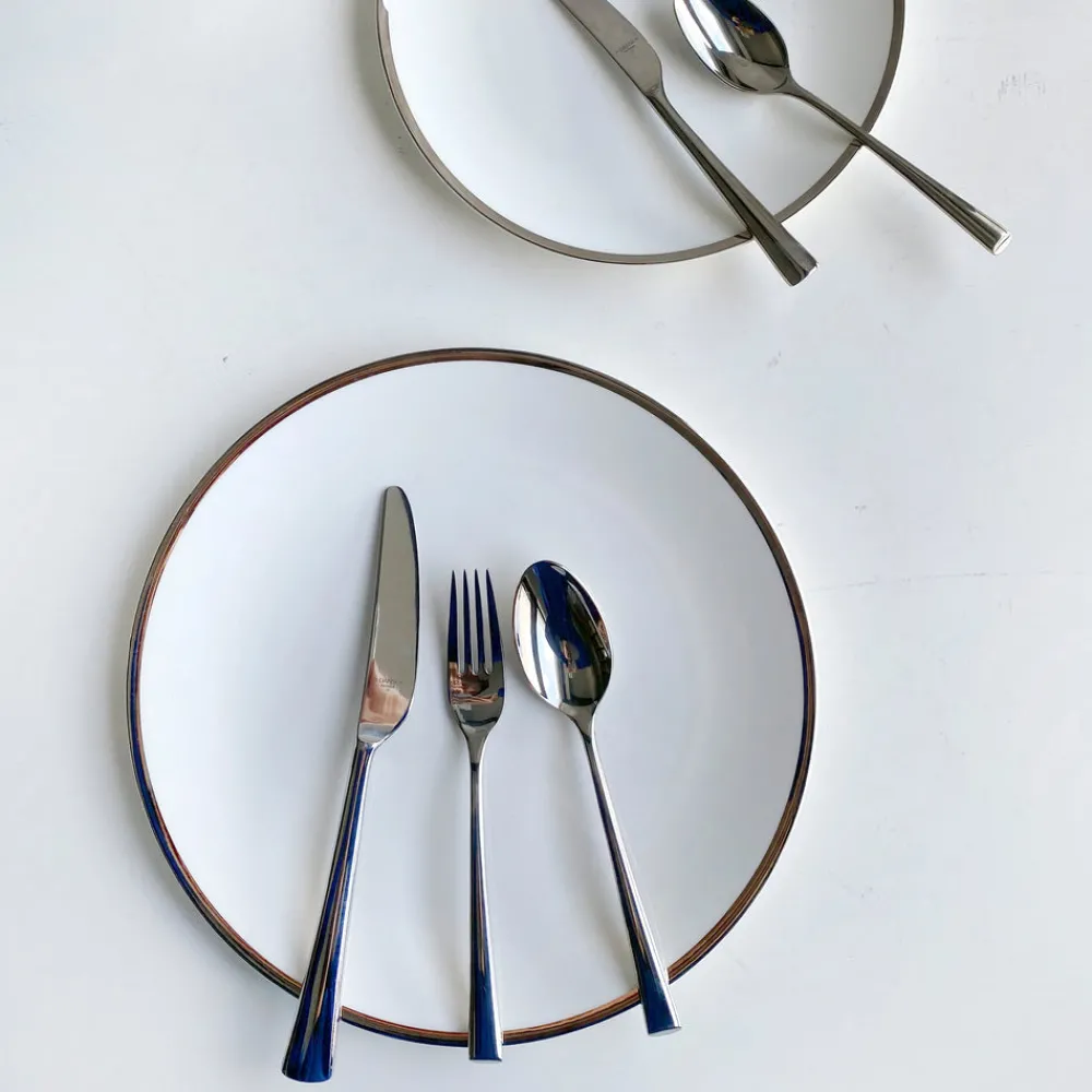 Twig NY Dinnerware|Platinum Edge Plate, Set of 2