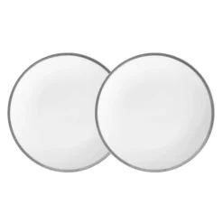 Twig NY Dinnerware|Platinum Edge Plate, Set of 2