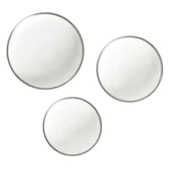 Twig NY Dinnerware|Platinum Edge Set of 3 Canapé Dishes