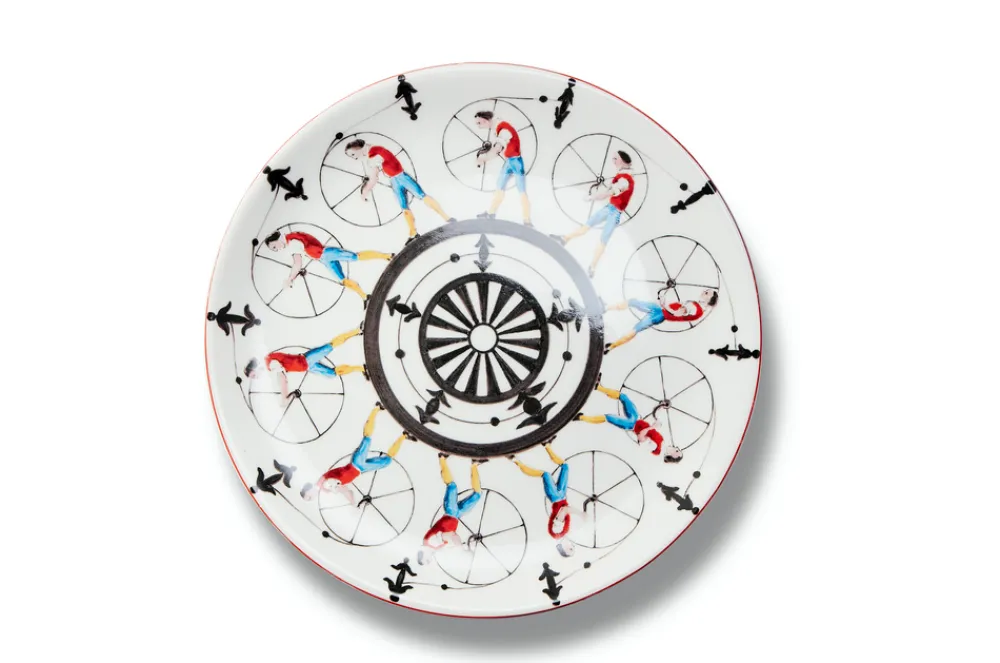 Laboratorio Paravicini Dinnerware|Playplates Wheel Dinner Plate