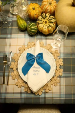 No Reservations Place Settings & Linens|Please Leave by 9 Dinner Napkins, Set of 12