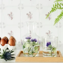 Petra Palumbo Glassware|Plume Thistle Carafe And Tumbler