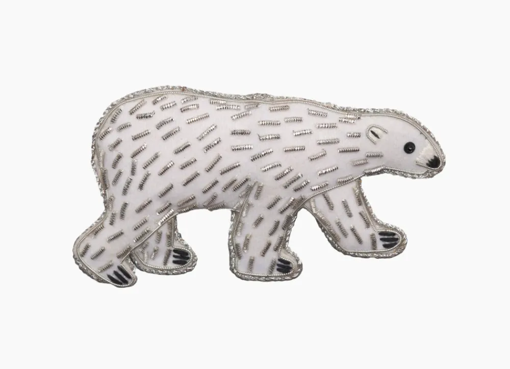 Henry Handwork Place Settings & Linens|Polar Bear Ornament