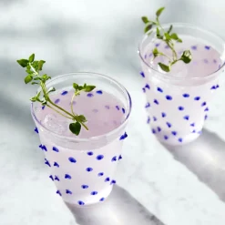 Issy Granger Glassware|Pom Tumbler, Set of 4