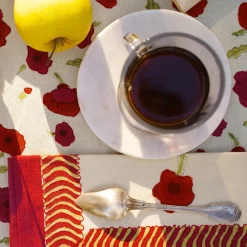 Couleur Nature Place Settings & Linens|Poppies Napkins, Set of 6