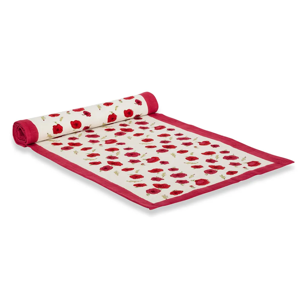 Couleur Nature Place Settings & Linens|Poppies Runner