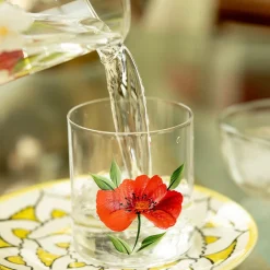 Petra Palumbo Glassware|Poppy Crystal Tumbler