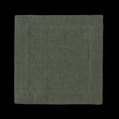 Henry Handwork Place Settings & Linens|Prism Pewter Cocktail Napkin in Linen