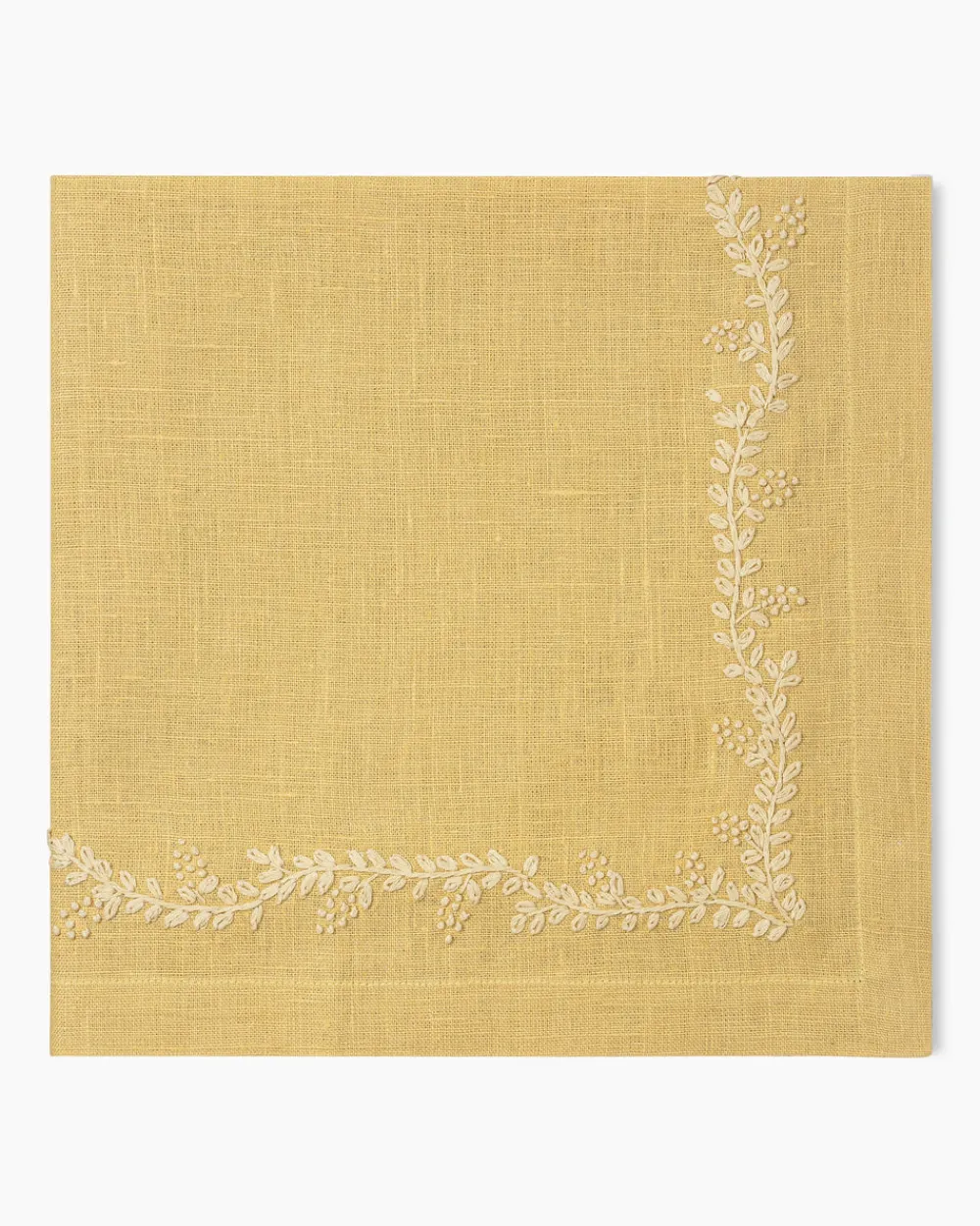 Henry Handwork Place Settings & Linens|Prism Vine Linen Dinner Napkin